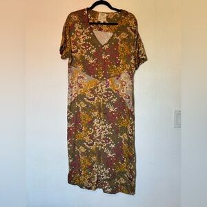 Tiny by Anthropologie Soft Floral Cotton dress. Small